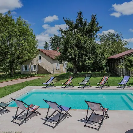 Petit Perrot 03 - Piscine Chauffee - Citystade - 2h Lyon - 45p Villa Lapalisse