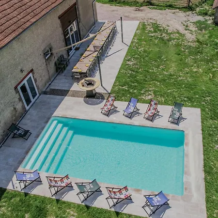 Petit Perrot 03 - Piscine Chauffee - Citystade - 2h Lyon - 45p * Lapalisse
