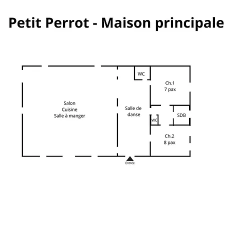 Petit Perrot 03 - Piscine Chauffee - Citystade - 2h Lyon - 45p Villa