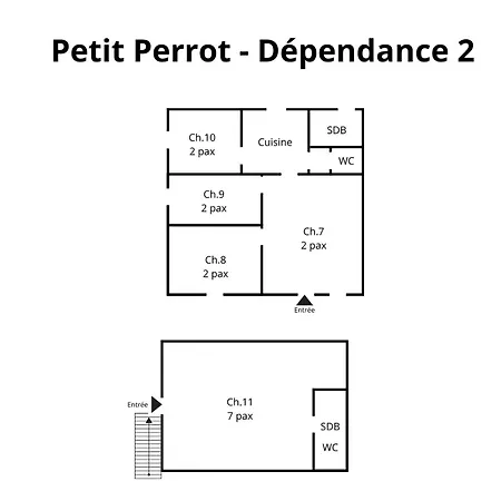 Petit Perrot 03 - Piscine Chauffee - Citystade - 2h Lyon - 45p Villa *